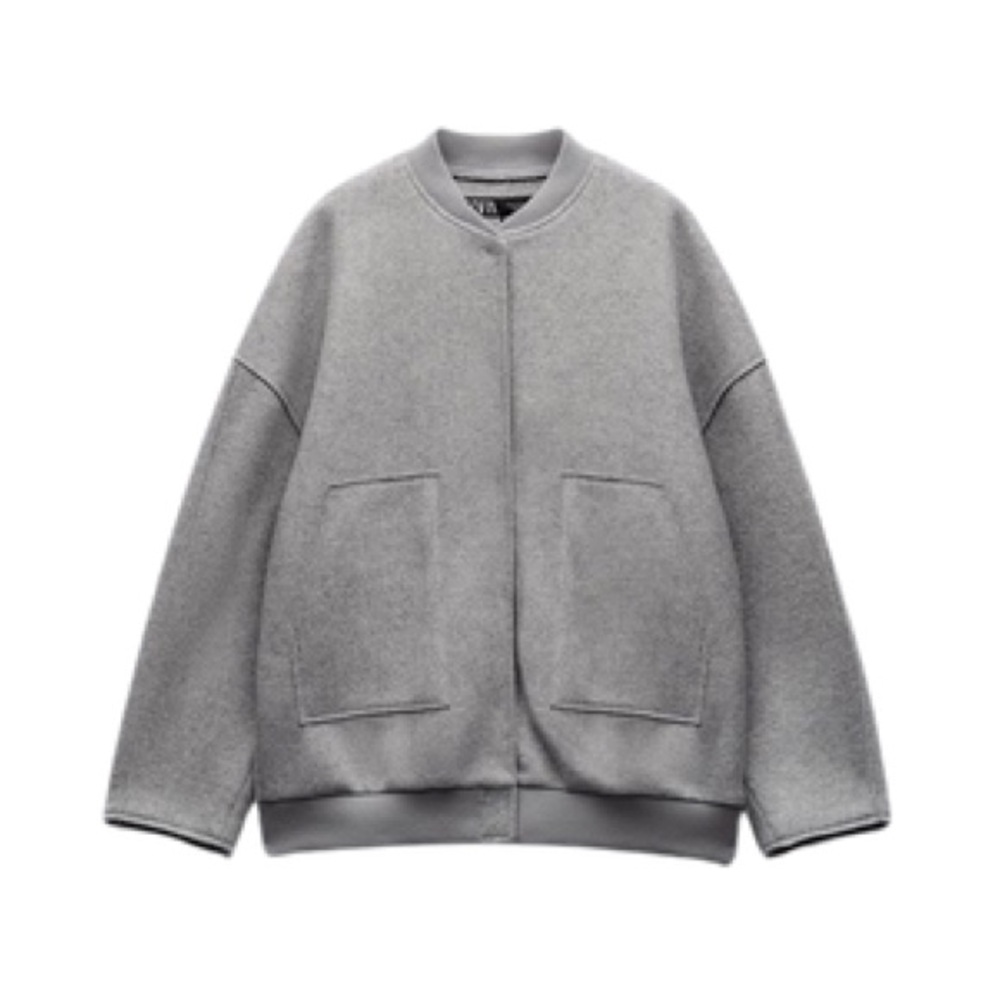 Zara Oversized Bomber Jacket